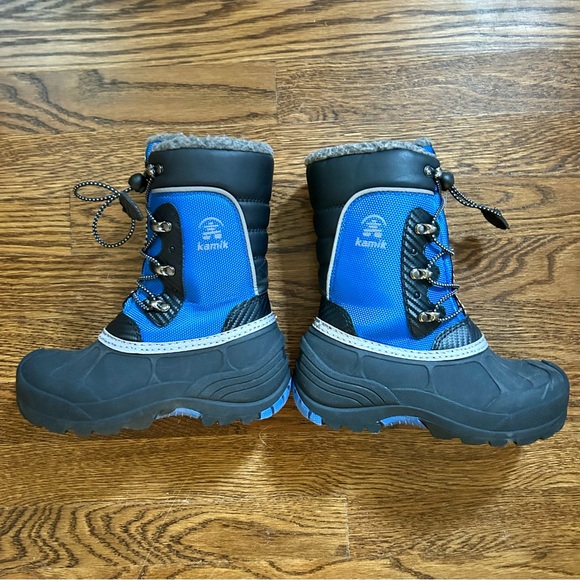 Kamik Luke 3 Winter Boots Waterproof Size One Snow Boots Blue - Picture 4 of 6